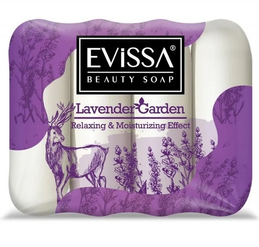 [8681725025077] Evissa Beauty Soap Lavender Garden 4 Jabones en Barra 70 g