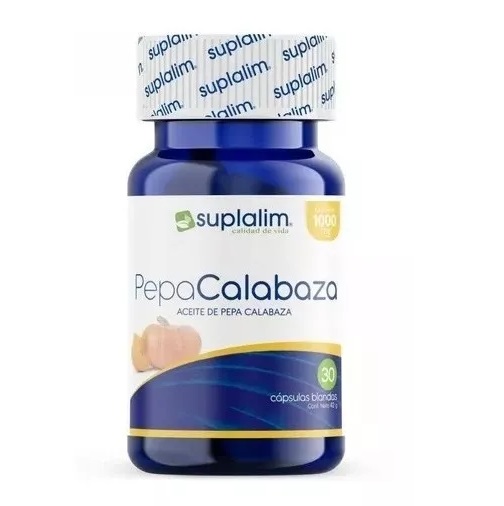 [7804616660459] Pepa de Calabaza 30 Cápsulas Blandas Suplalim