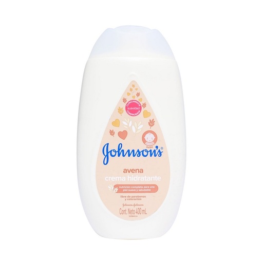 [7702031169536] Johnson's Crema Hidratante Avena 400 mL Johnson & Johnson