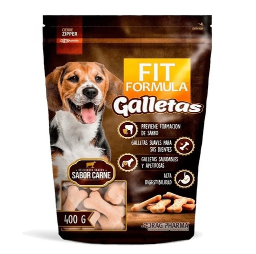[7800006010712] Fit Formula Perros Galletas Sabor Carne 400 g