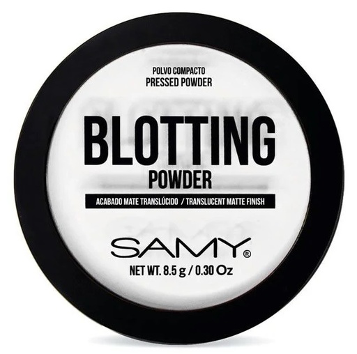 [7703378572805] Samy Blotting Powder Polvo Compacto Translúcido Acabado Mate 8,5 g