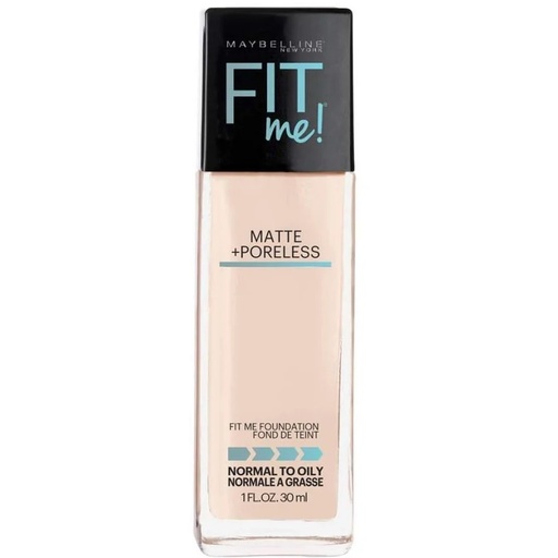 [041554433425] Fit Me Base de Maquillaje Matificante 112 Natural Ivory 30 mL Maybelline