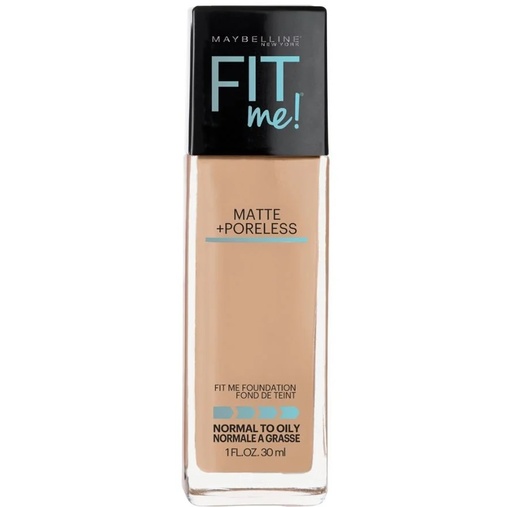 [041554433500] Fit Me Base de Maquillaje Matificante 310 Sun Beige 30 mL Maybelline