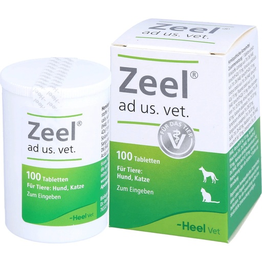 [7800093000962] Zeel Veterinario Gato/Perro y Otros 100 Comprimidos Heel Vet