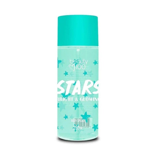 [7805633016809] Beauty 100 Body Splash Stars Bright Y Glowing 250 mL