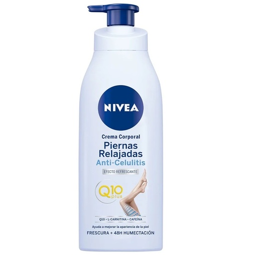 [4005900143952] Nivea Crema Corporal Q10 Piernas Relajadas Anticelulitis 400 mL