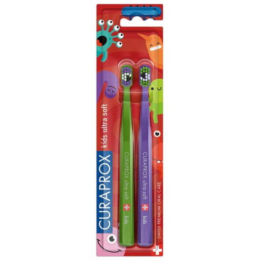 [7612412430417] Curaprox Kids 5460 Ultra Soft Cepillo de Dientes Infantil 2 Unidades Curaden