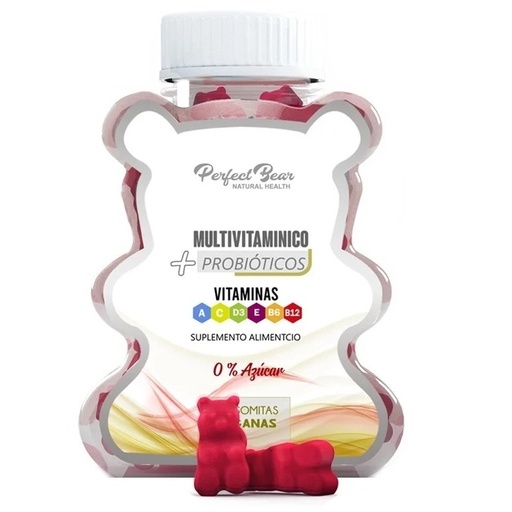 [7811594992892] Multivitamínico + Probióticos 60 Gomitas Perfect Bear