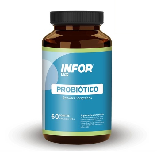 [7804918453377] Infor Pro Probiótico 60 Gomitas Prater
