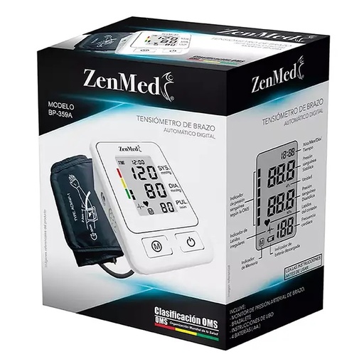 [7804669530006] Tensiómetro de Brazo Automático BP-359A Zenmed