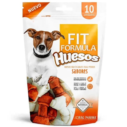 [7800006006586] Fit Formula Perros Huesos Sabores 10 Unidades