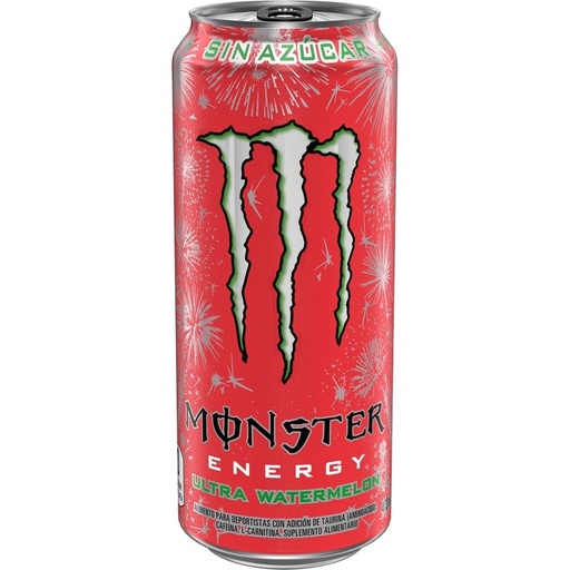 [0070847890331] Bebida Energética Monster Energy Ultra Watermelon Sin Azucar 473 mL