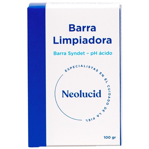 [7800016000123] Neolucid Barra Limpiadora Syndet pH ácido 100 g SMB Farma