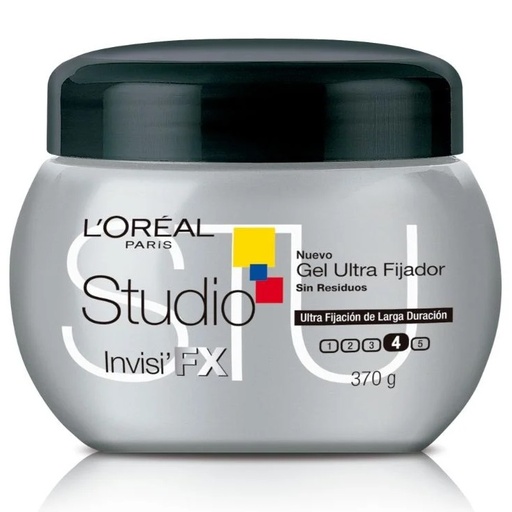 [7506078982062] Gel Studio Line Invisi Fx Gel Ultra Fijador 370 g L'oreal