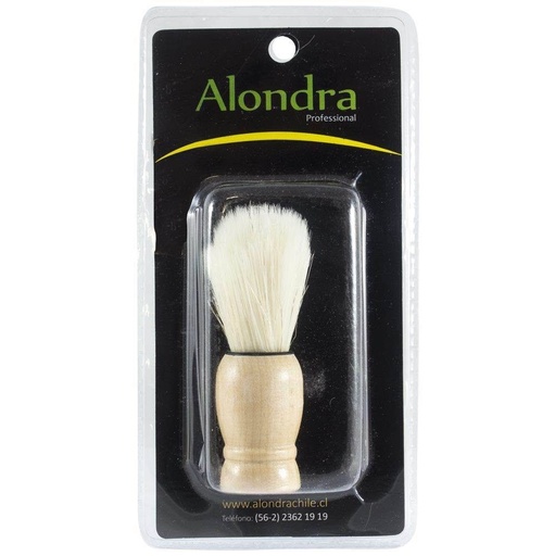 [7805118072818] Hisopo de Afeitar Mango de Madera Alondra
