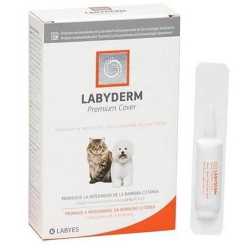 [7798176421967] Labyderm Premium Cover Integridad Barrera Cutánea Pipeta Perro/Gato Hasta 20 kg Labyes