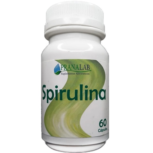 [9300000000583] Spirulina 300 mg 60 Cápsulas Pranalab