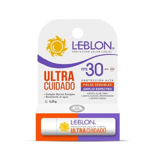 [7800004006762] Leblon Protector Labial Ultra Cuidado PFS 30 4,25g Maver