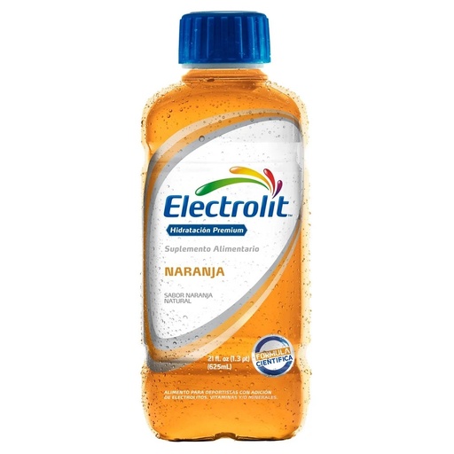 [7502268541668] Electrolit Bebida Hidratante Naranja 625 mL