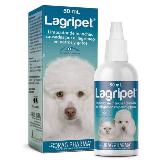 [7800006005350] Lagripet Limpiador Manchas Lagrimeo Perros/Gatos Soluc. Oftálmica 50 mL Drag Pharma