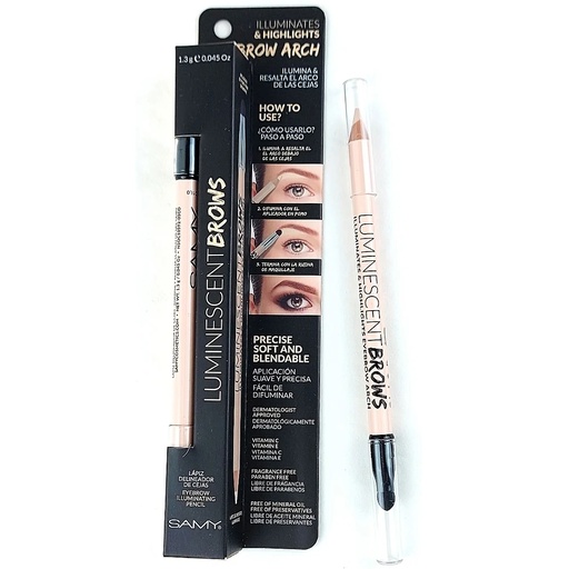 [7703378011861] Samy Lápiz Iluminador del Arco de Cejas con Difuminador
