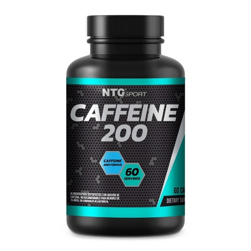 [7804609253613] NTG Sport Caffeine Cafeína 200 mg 60 Cápsulas