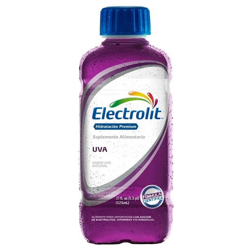 [7502268541651] Electrolit Bebida Hidratante Uva 625 mL