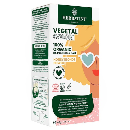 [8016744803069] Herbatint Honey Blonde Power Henna Temporal 100 g