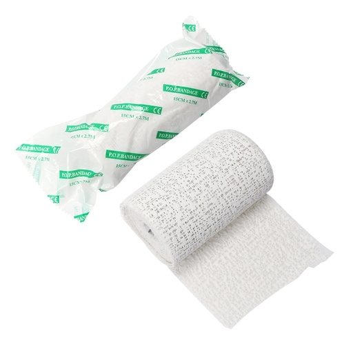[7804656850216] P.O.P Bandage Venda Enyesada 15 cm x 2.7 m