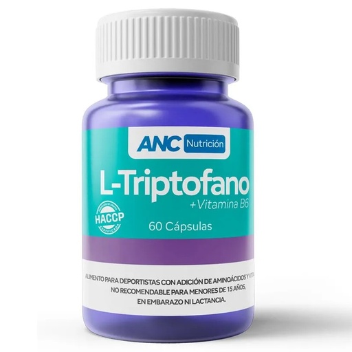 [7805357002270] L-Triptófano + Vit. B6 60 Cápsulas ANC Nutrición