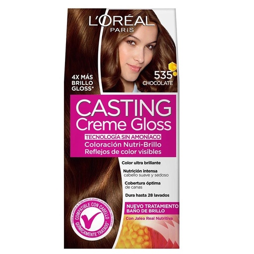 [7896014188000] Casting Creme Gloss 535 Chocolate Temporal L'oreal