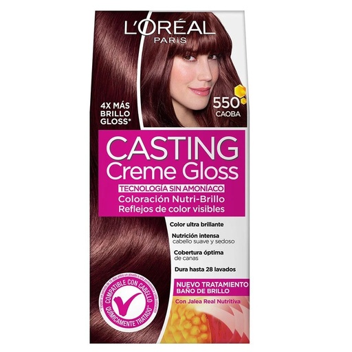 [7896014184538] Casting Creme Gloss 550 Caoba Temporal L'oreal
