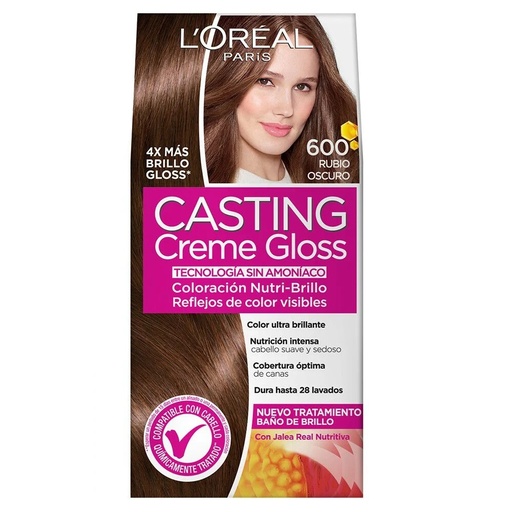 [7896014184514] Casting Creme Gloss 600 Rubio Oscuro Temporal L'oreal