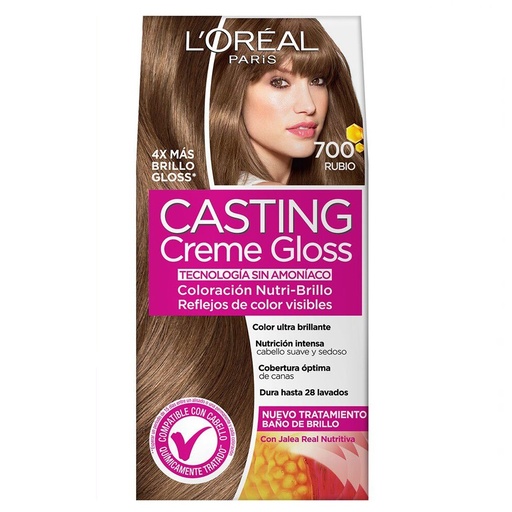 [7896014184491] Casting Creme Gloss 700 Rubio Temporal L'oreal
