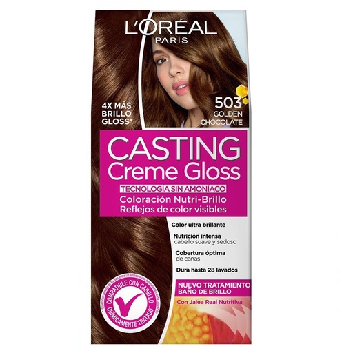 [7899026496514] Casting Creme Gloss 503 Golden Chocolate Temporal L'oreal