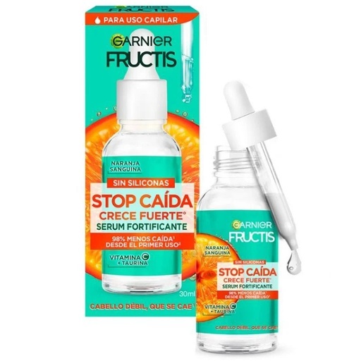 [7509552795646] Fructis Stop Caída Serum Fortificante Vit. C + Taurina 30 mL Garnier