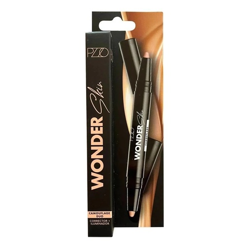 [7804907970656] Petrizzio Wonder Skin Camouflage Duo Lápiz Corrector e Iluminador