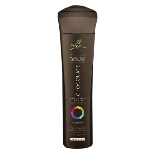 [7709990010626] Naissant Mascarilla Matizante Capilar Chocolate Tono Sobre Tono sin Sal 300 mL