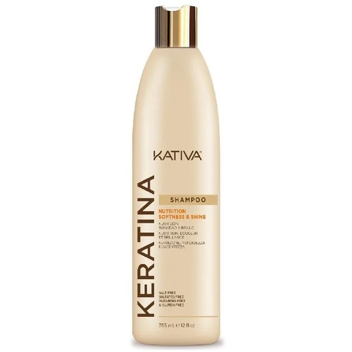 [7750075058361] Kativa Shampoo Keratina Nutrición Suavidad y Brillo 355 mL
