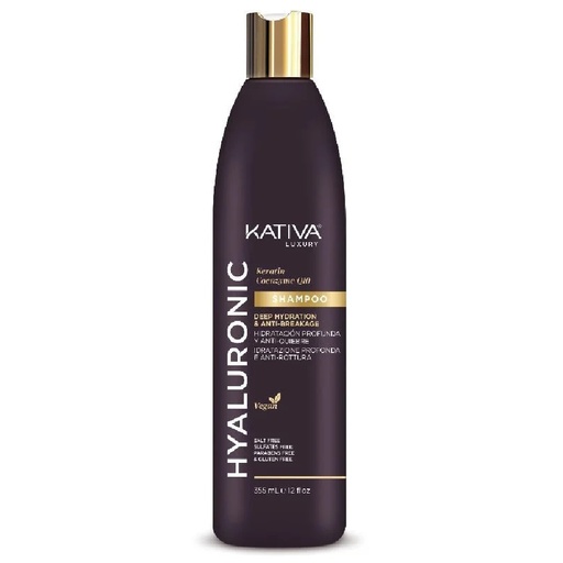 [7750075060746] Kativa Shampoo Hyaluronic Keratina Co Q10 355 mL