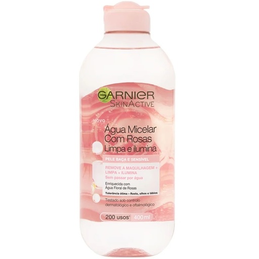 [3600542326414] Garnier Agua Micelar con Agua de Rosas 400 mL L'oreal