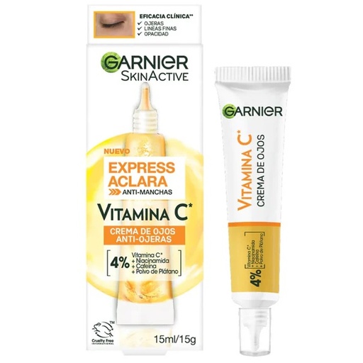 [7509552933369] Garnier Express Aclara Crema de Ojos Anti-Ojeras 15 mL L'oreal