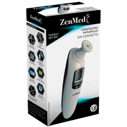 [6970392215532] Termómetro Digital Infrarrojo DET-305 Zenmed