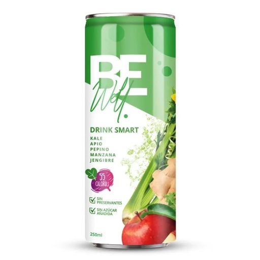 Be Well Kale Apio Pepino Manzana Jengibre 250mL