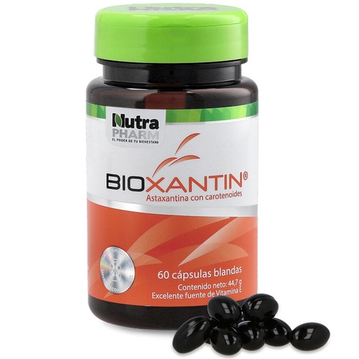 [7809576410632] BioXantin 60 Cápsulas Blandas NutraPharm
