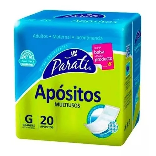 [7809536100559] Para Ti Apósitos Multiuso con Aloe Vera G (16x45 cm) 20 Unidades