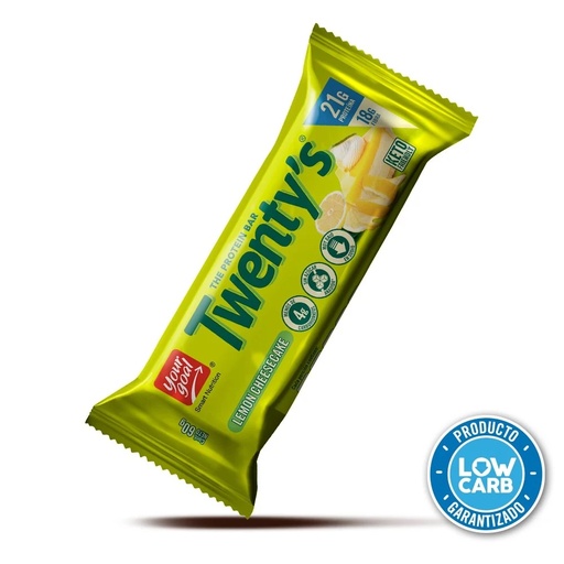 [7804609252630] Twenty's Lemon Cheesecake Barra de Proteína 60 g Your Goal