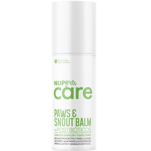 [7804675560325] Nup! Pets Care Paws & Snout Balm Bálsamo Roll-On Patas y Nariz Gatos/Perros/Exóticos 80 mL