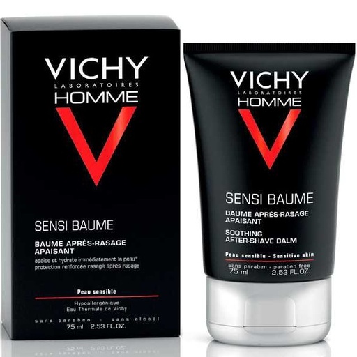 [3337871318888] Vichy Homme Sensi-Baume Bálsamo After Shave Calmante Pieles Sensibles 75mL