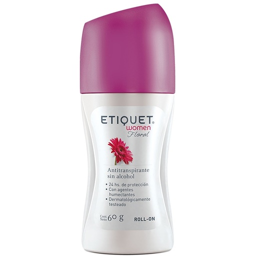 [7794490630443] Etiquet Women Floral 24 h Antitranspirante Roll-On 60 g GSK